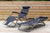 Pair of 2-in-1 Garden Reclining Sun Loungers / Chairs