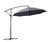 Premium Quality Banana Parasol - 2.7m Diameter in BLACK - Complete with all weather cover